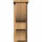Ekena Millwork Ridgewood Smooth Corbel w/Backplate, Western Red Cedar, 7 1/2"W x 14"D x 22"H COR08X14X22RID01SWR - alternate 4